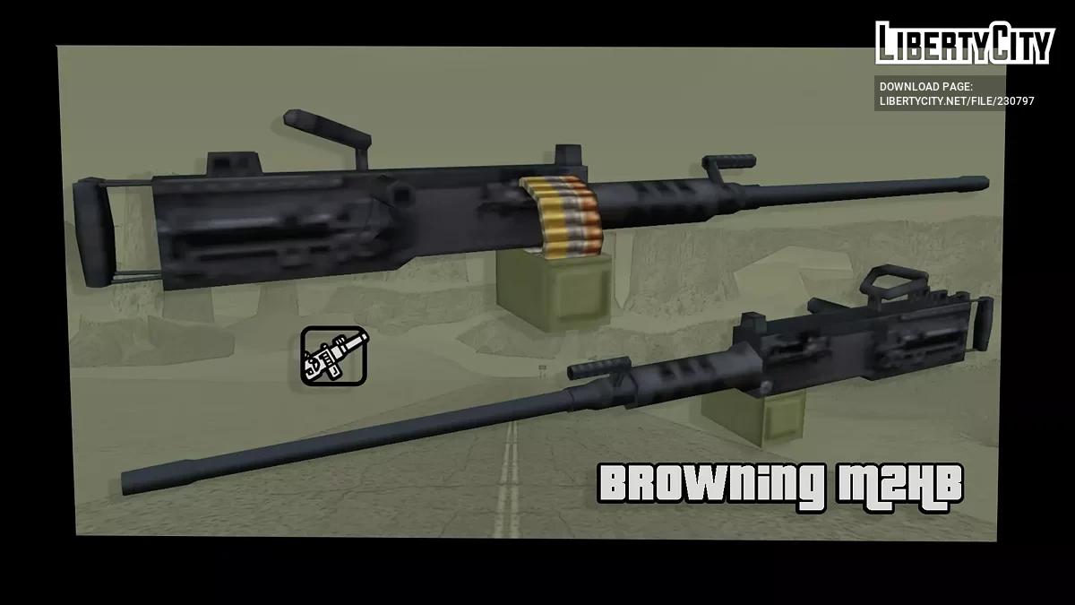 Browning M2HB / GTA San Andreas