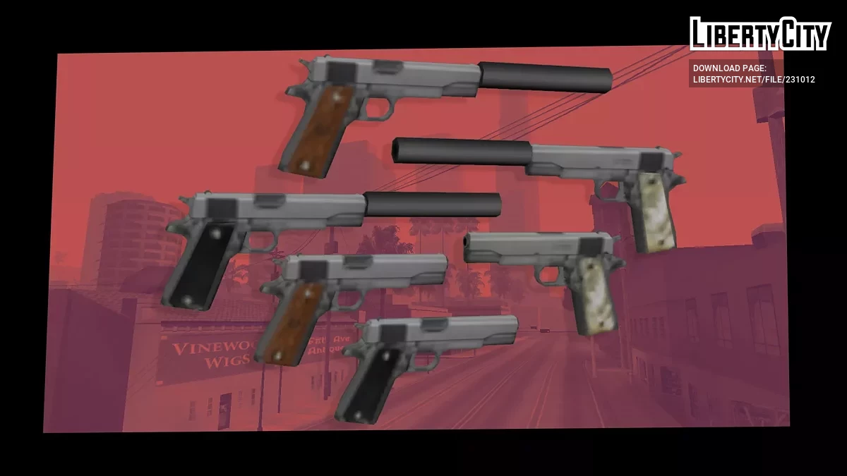 Кольт 1911 / GTA San Andreas