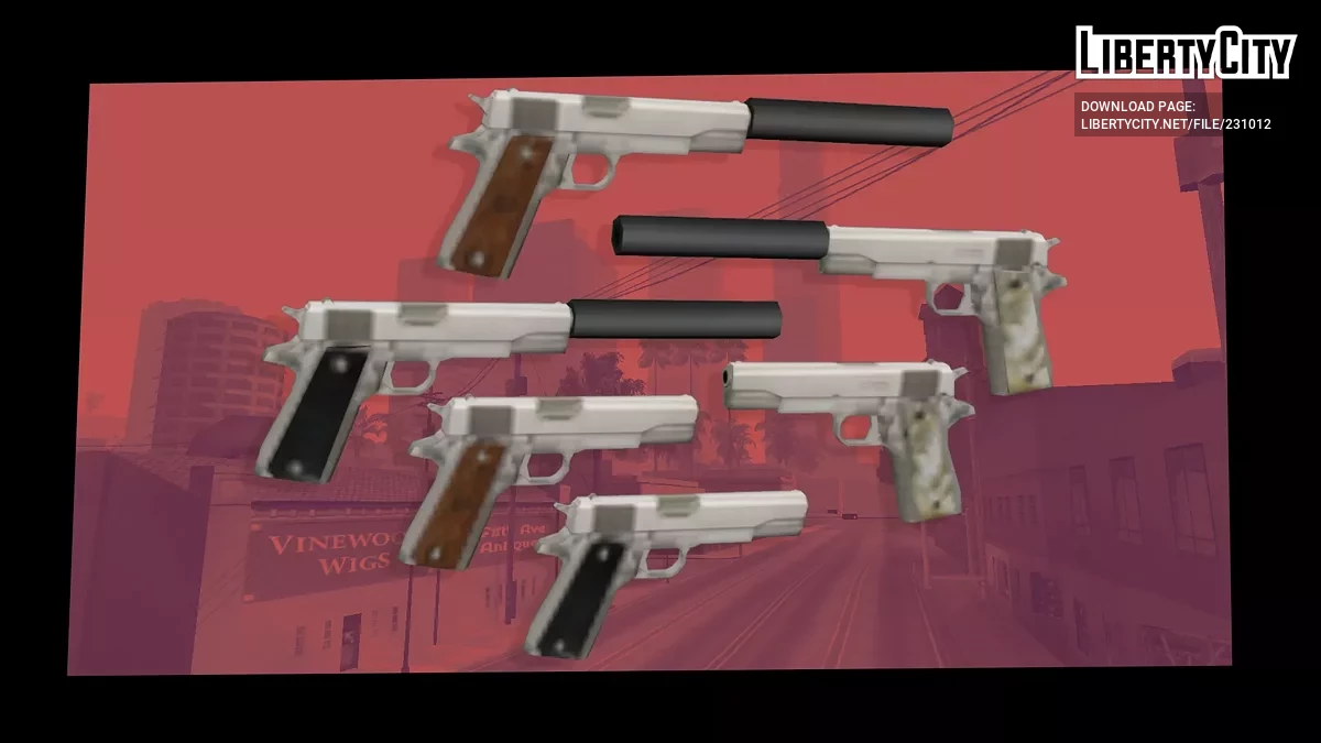 Кольт 1911 / GTA San Andreas