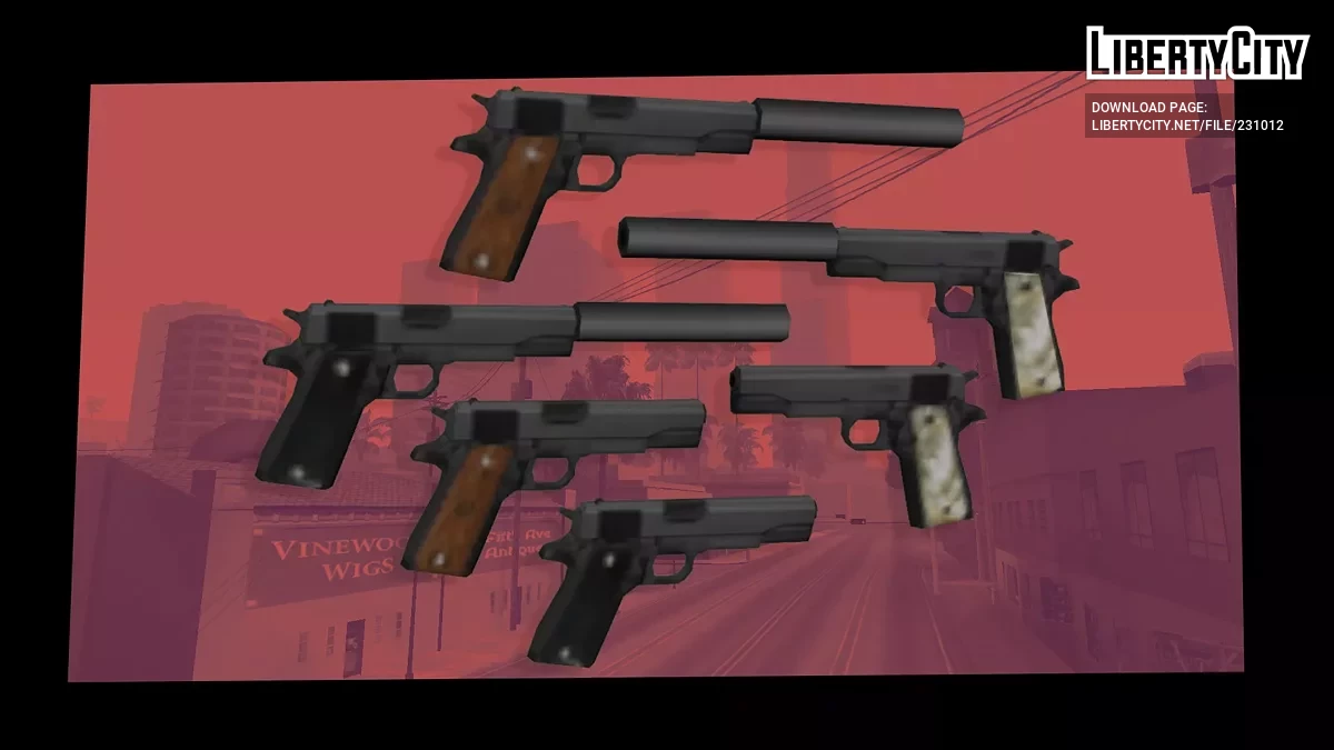 Кольт 1911 / GTA San Andreas