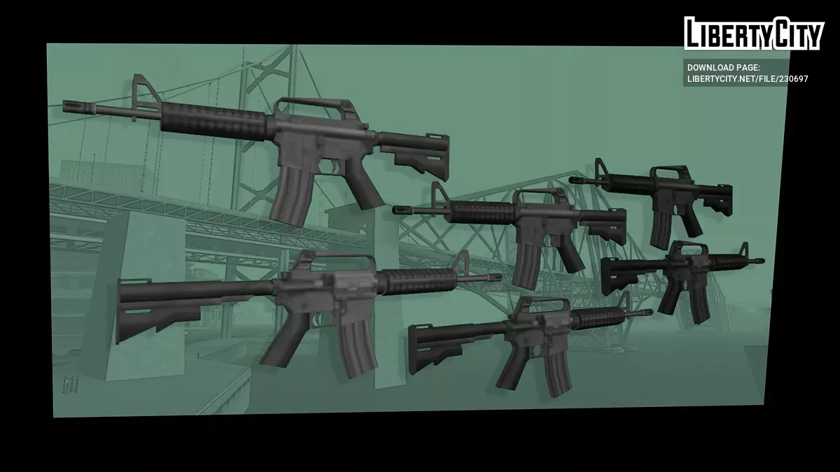 Модель Colt 733 / GTA San Andreas