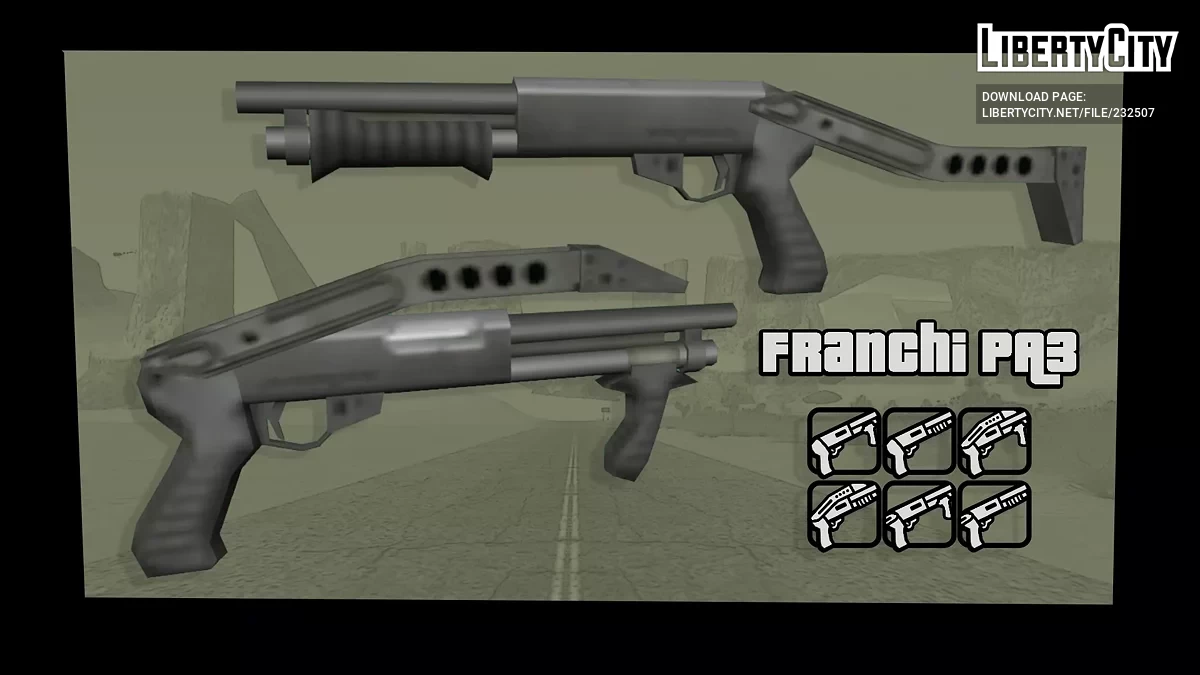 Франчи PA3 / GTA San Andreas
