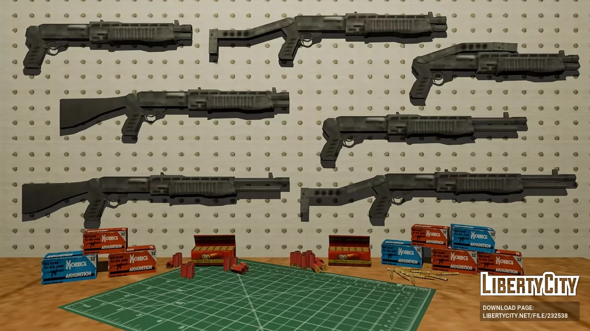 Franchi SPAS-12 Pack (Remaster) / GTA San Andreas