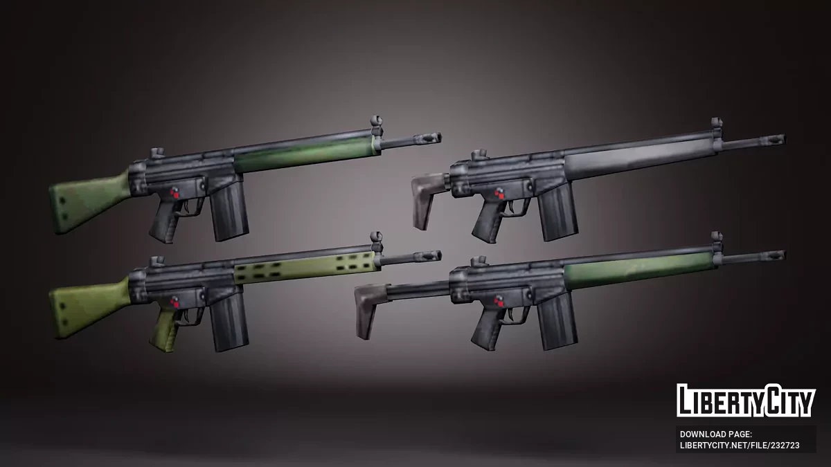 HK G3 Pack / GTA San Andreas