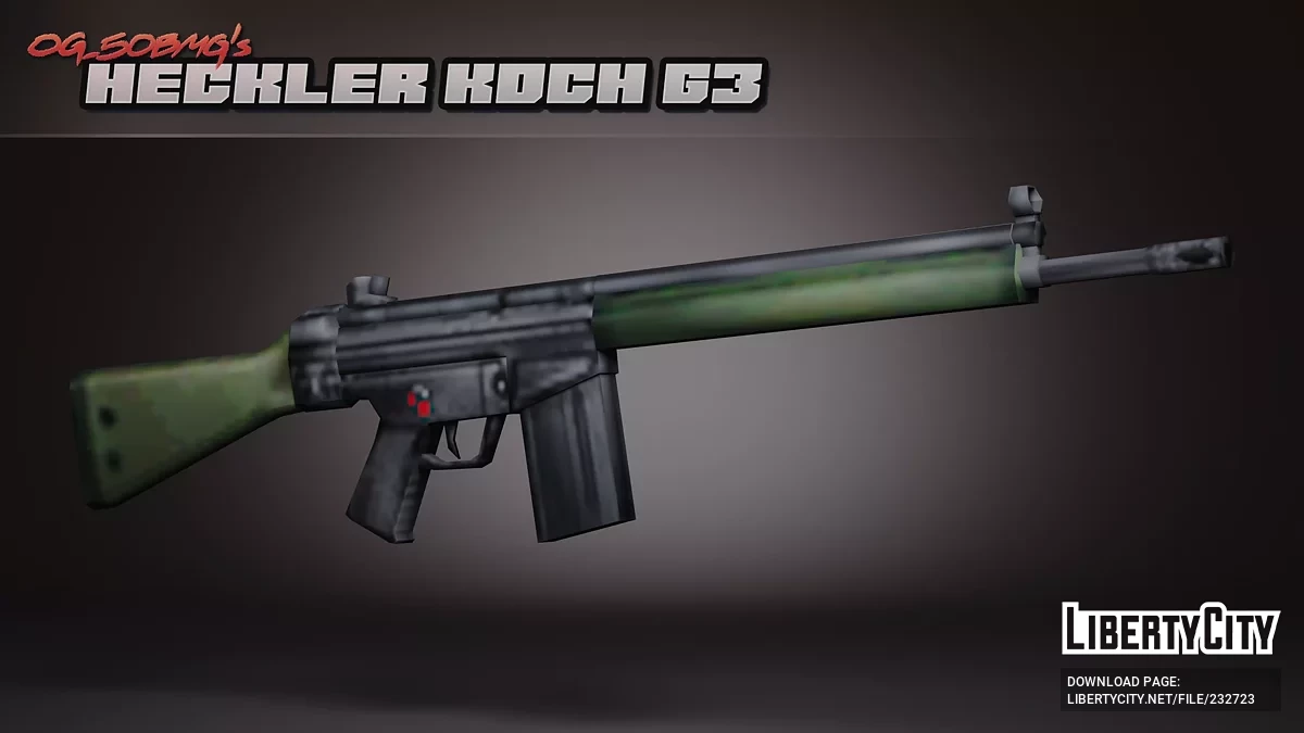 HK G3 Pack / GTA San Andreas