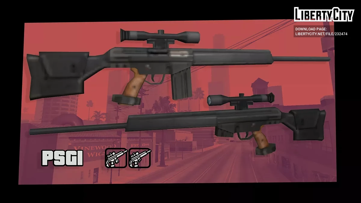 PSG1 / GTA San Andreas