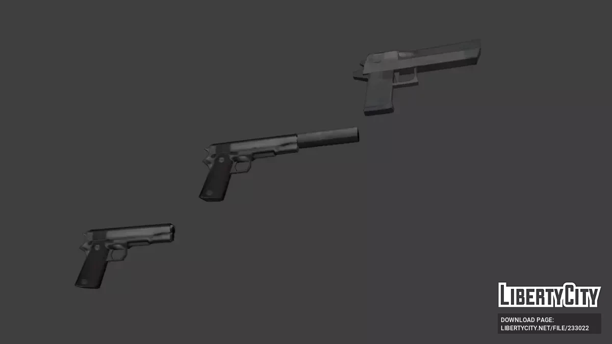 DVWI SA - Улучшенные Оружия Vanilla от Diplomata - Пакет Сан Андреас / GTA San Andreas