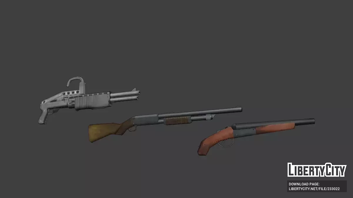 DVWI SA - Улучшенные Оружия Vanilla от Diplomata - Пакет Сан Андреас / GTA San Andreas