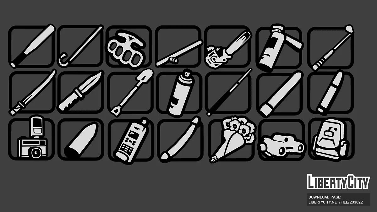 DVWI SA - Улучшенные Оружия Vanilla от Diplomata - Пакет Сан Андреас / GTA San Andreas