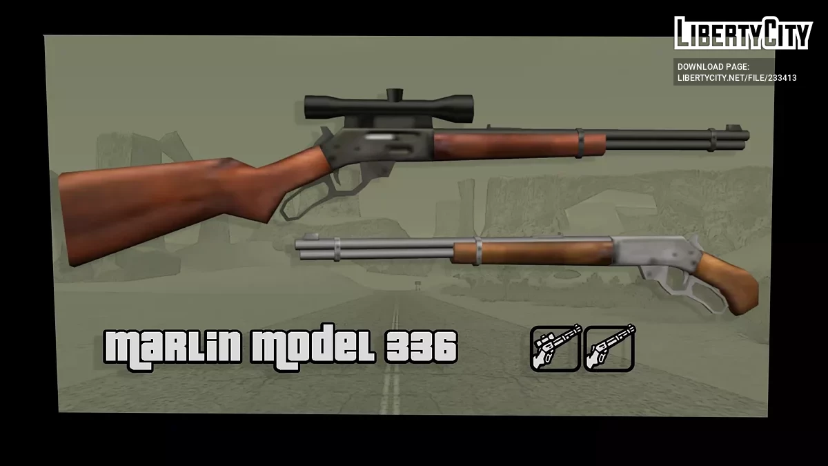 Модель Marlin 336 / GTA San Andreas