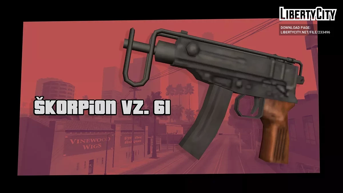 Скорпион VZ 61 / GTA San Andreas