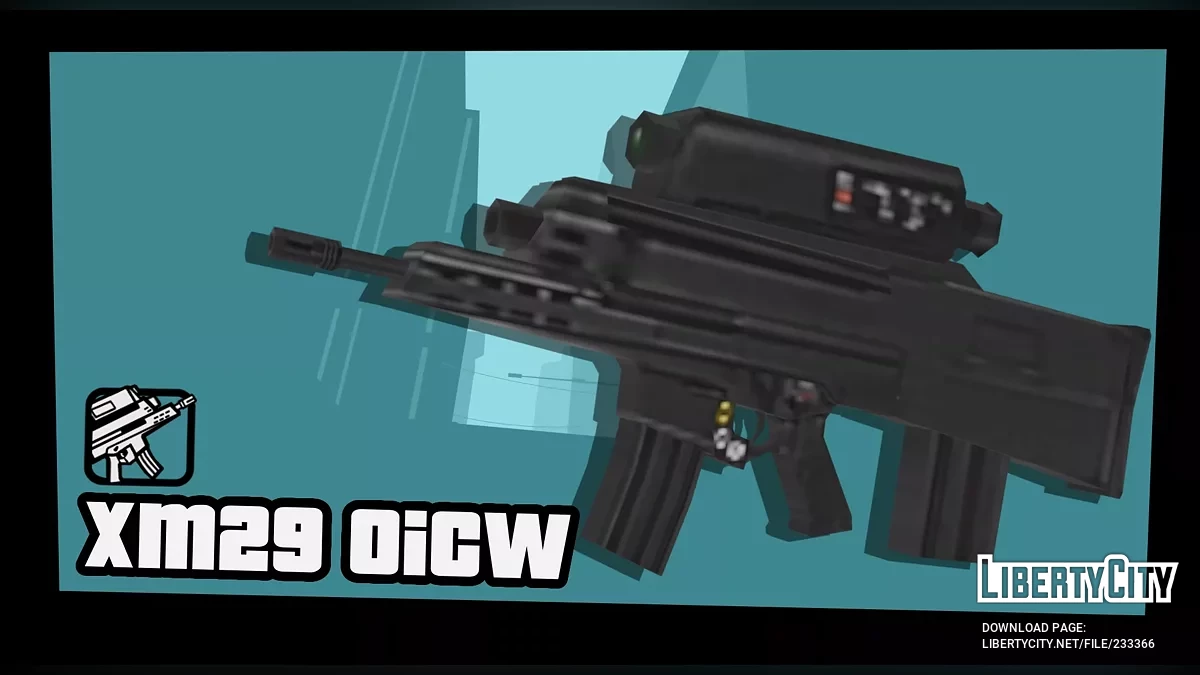 XM29 OICW [UPDATED] / GTA San Andreas