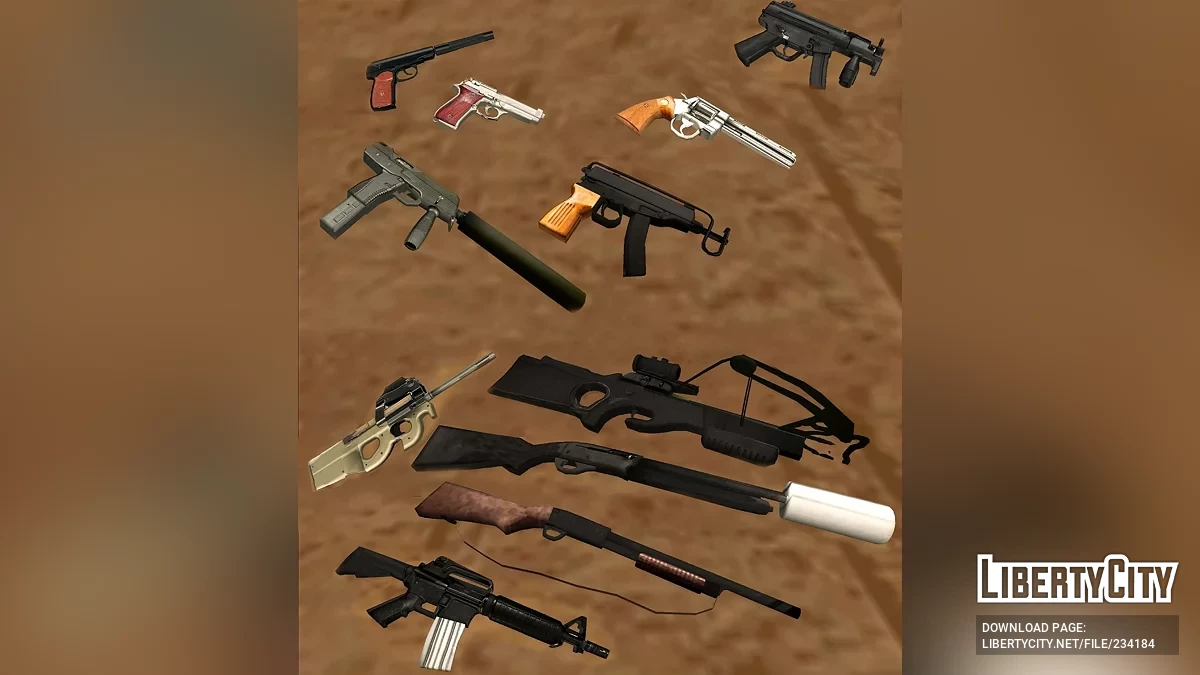 Canonical Weapons Pack / GTA San Andreas