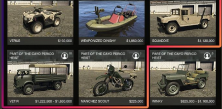 Фанат GTA Online рассказал про недоступную для игроков технику из обновления The Cayo Perico heist